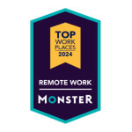 Top Work Place Remote Work, logo
