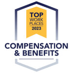 Top Work Place Compensation & Benefits, logo