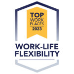 Energage Top Work Place Work-Life Flexibility, logo