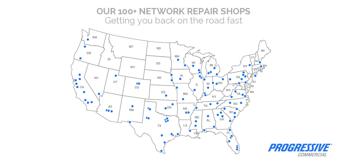 Location of Repair Shops